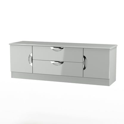 Camden TV Unit Grey 2 Drawers 2 Doors 146cm