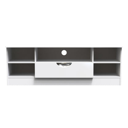 Camden Cupboard White 5 Shelves 1 Drawer 146cm