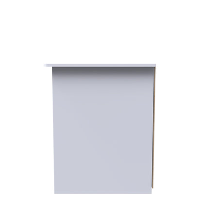 Camden Cupboard White 5 Shelves 1 Drawer 146cm