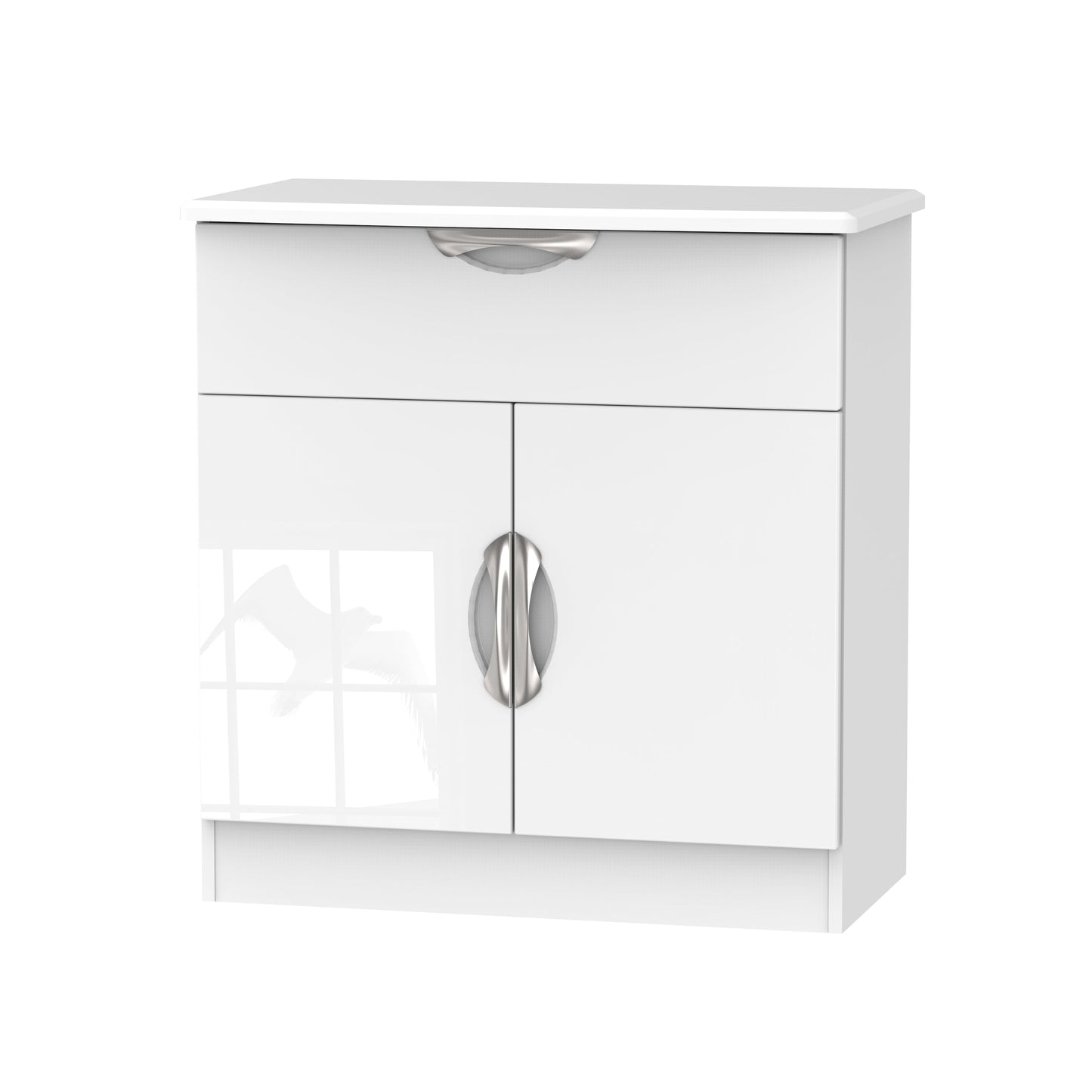 Camden Sideboard White 2 Doors 1 Drawer 79cm