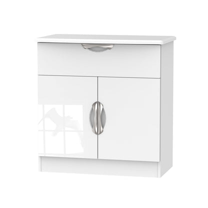 Camden Sideboard White 2 Doors 1 Drawer 79cm