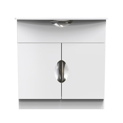 Camden Sideboard White 2 Doors 1 Drawer 79cm