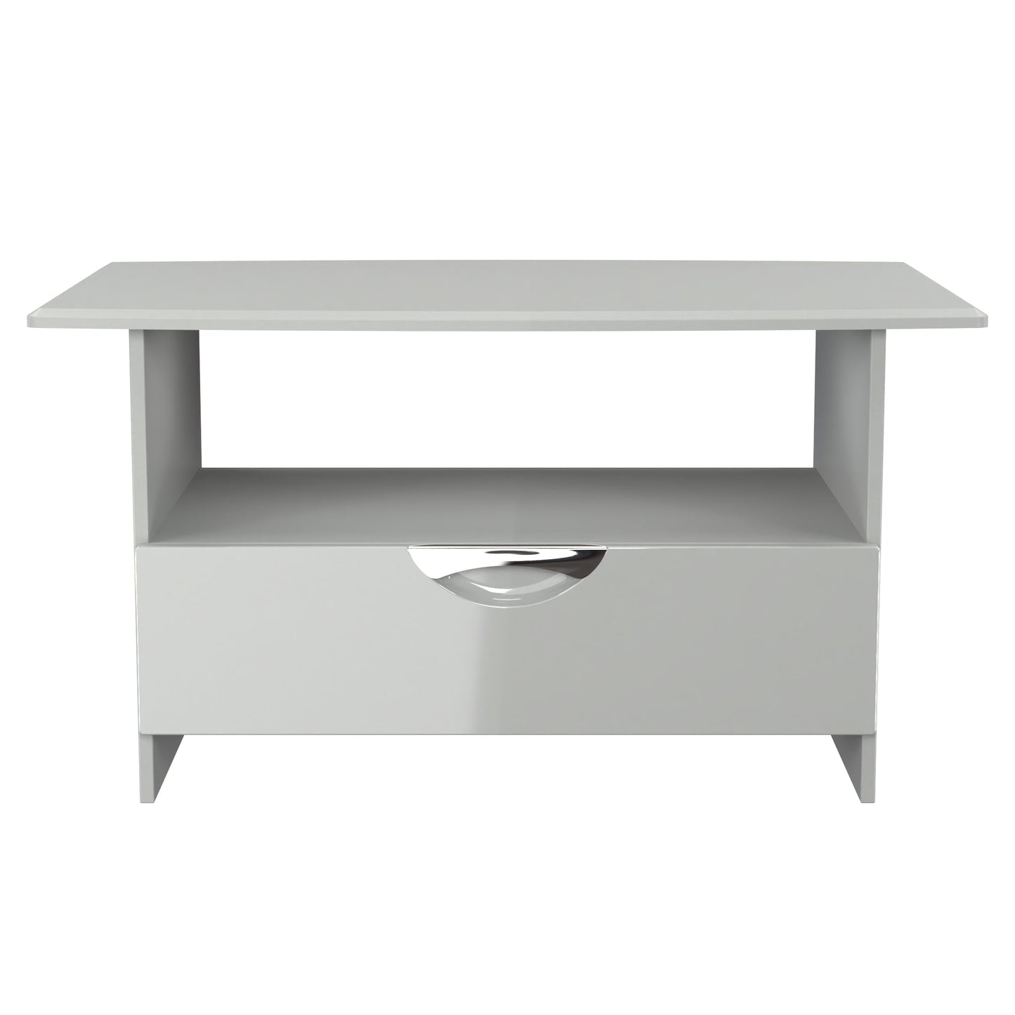 Camden Coffee Table Grey 1 Shelf 1 Drawer 93cm
