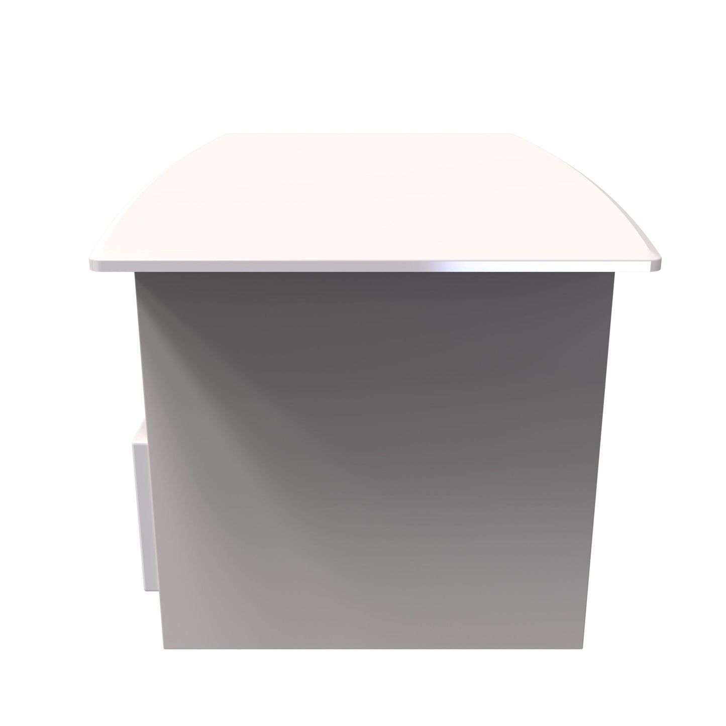 Camden Coffee Table Off-White 1 Shelf 1 Drawer 93cm