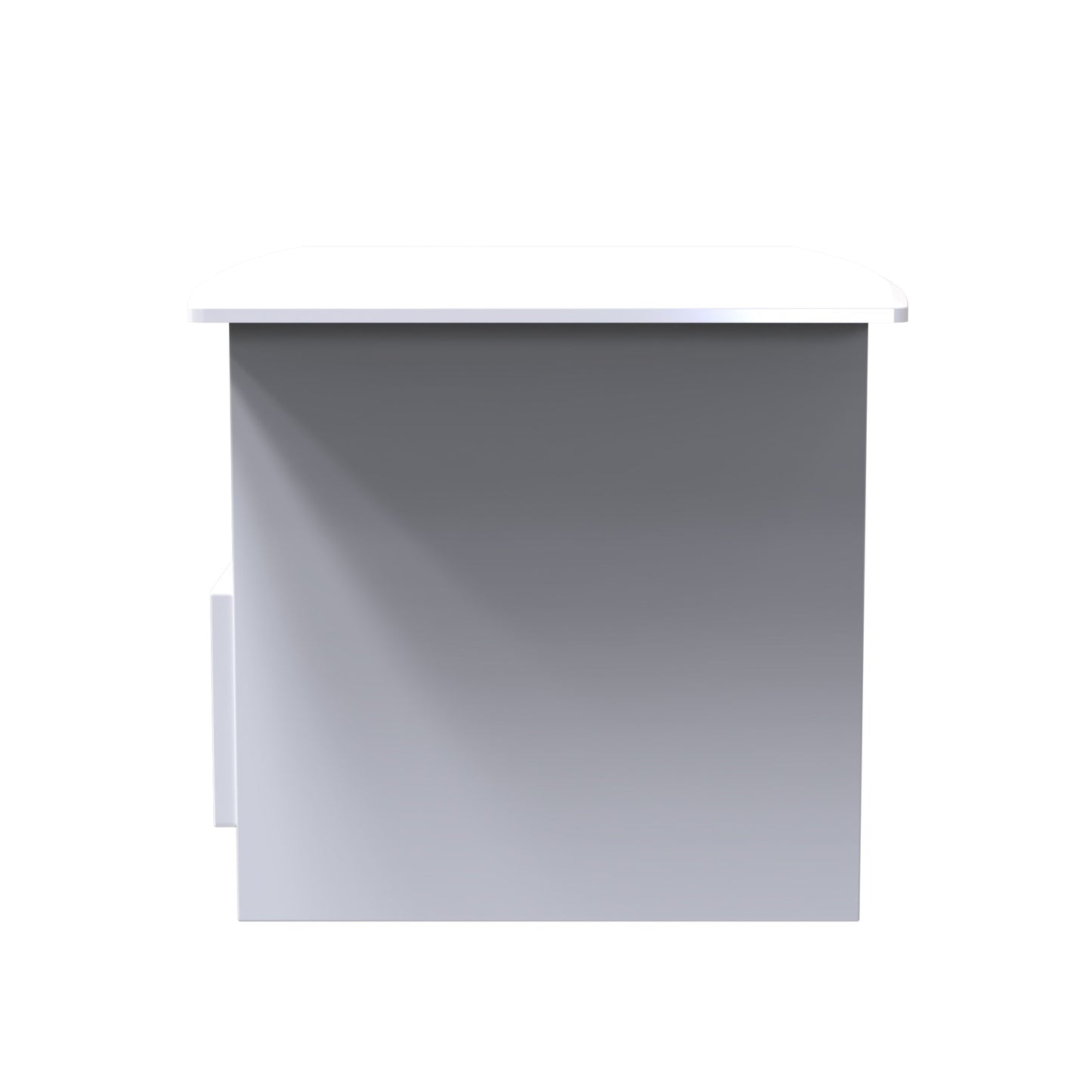 Camden Coffee Table White 1 Shelf 1 Drawer 93cm