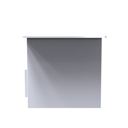 Camden Coffee Table White 1 Shelf 1 Drawer 93cm