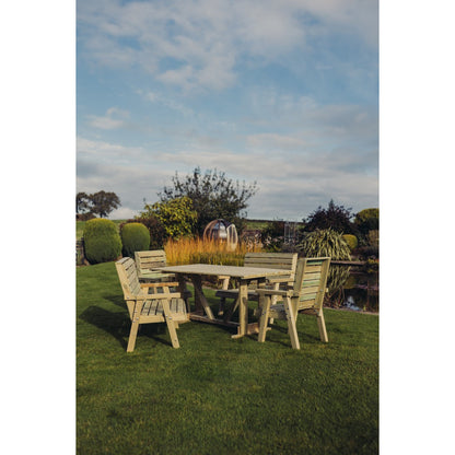 Clover Garden Patio Dining Set by Churnet Valley - 6 Seats - CLOT102