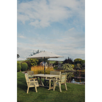 Clover Garden Patio Dining Set by Churnet Valley - 6 Seats - CLOT102