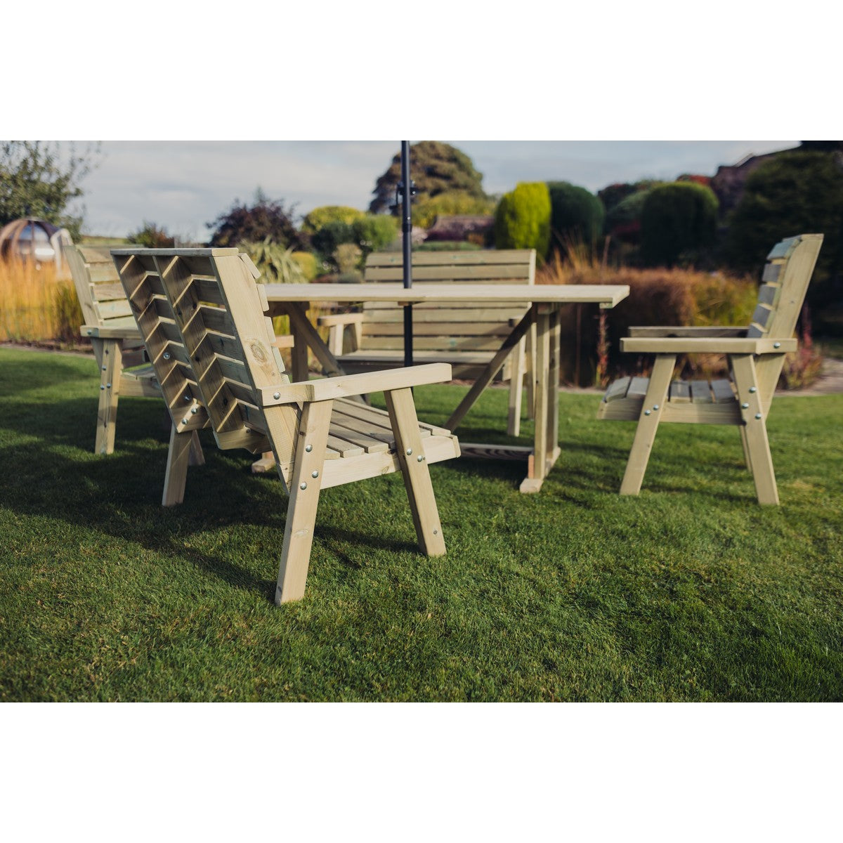 Clover Garden Patio Dining Set by Churnet Valley - 6 Seats - CLOT102