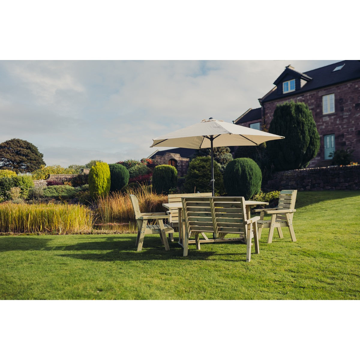 Clover Garden Patio Dining Set by Churnet Valley - 6 Seats - CLOT102