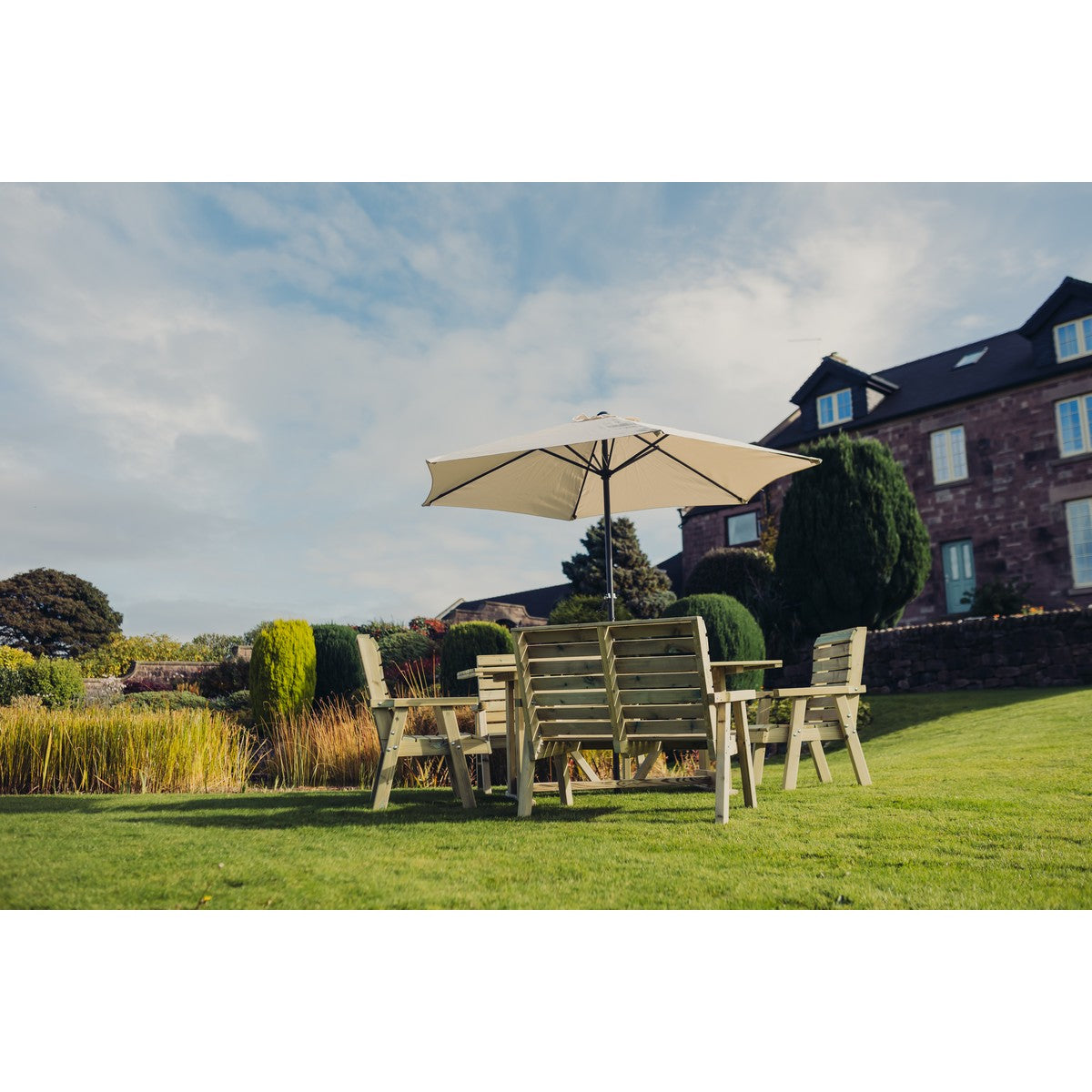 Clover Garden Patio Dining Set by Churnet Valley - 6 Seats - CLOT102