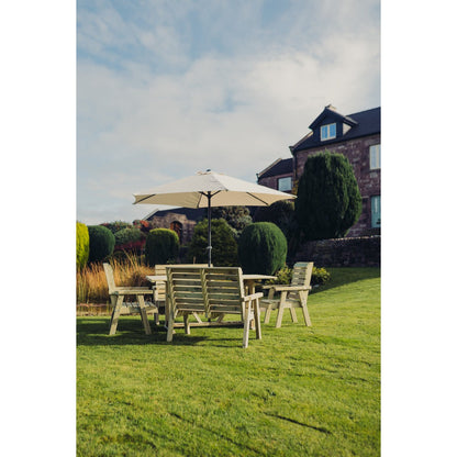 Clover Garden Patio Dining Set by Churnet Valley - 6 Seats - CLOT102