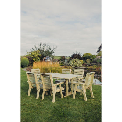 Clover Garden Patio Dining Set by Churnet Valley - 6 Seats - CLOT103