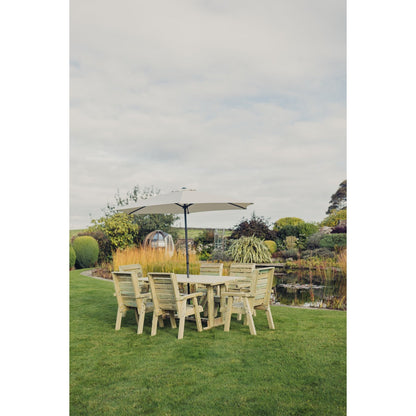 Clover Garden Patio Dining Set by Churnet Valley - 6 Seats - CLOT103