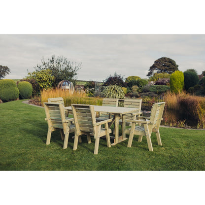 Clover Garden Patio Dining Set by Churnet Valley - 6 Seats - CLOT103