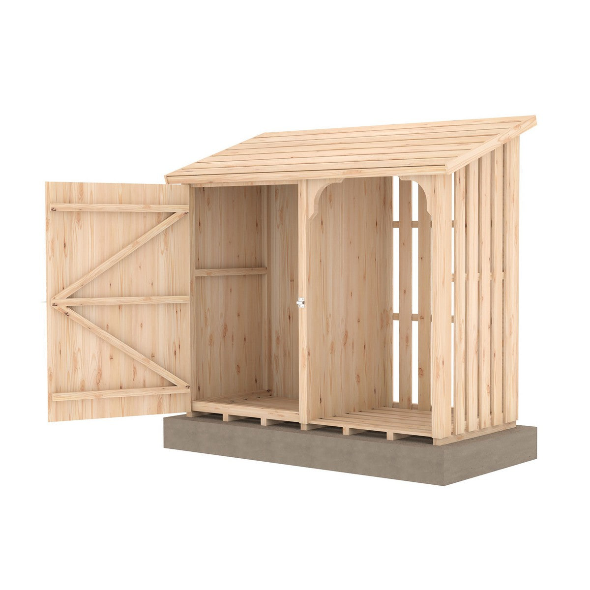Log Store Cladding Shire Country 2' 5