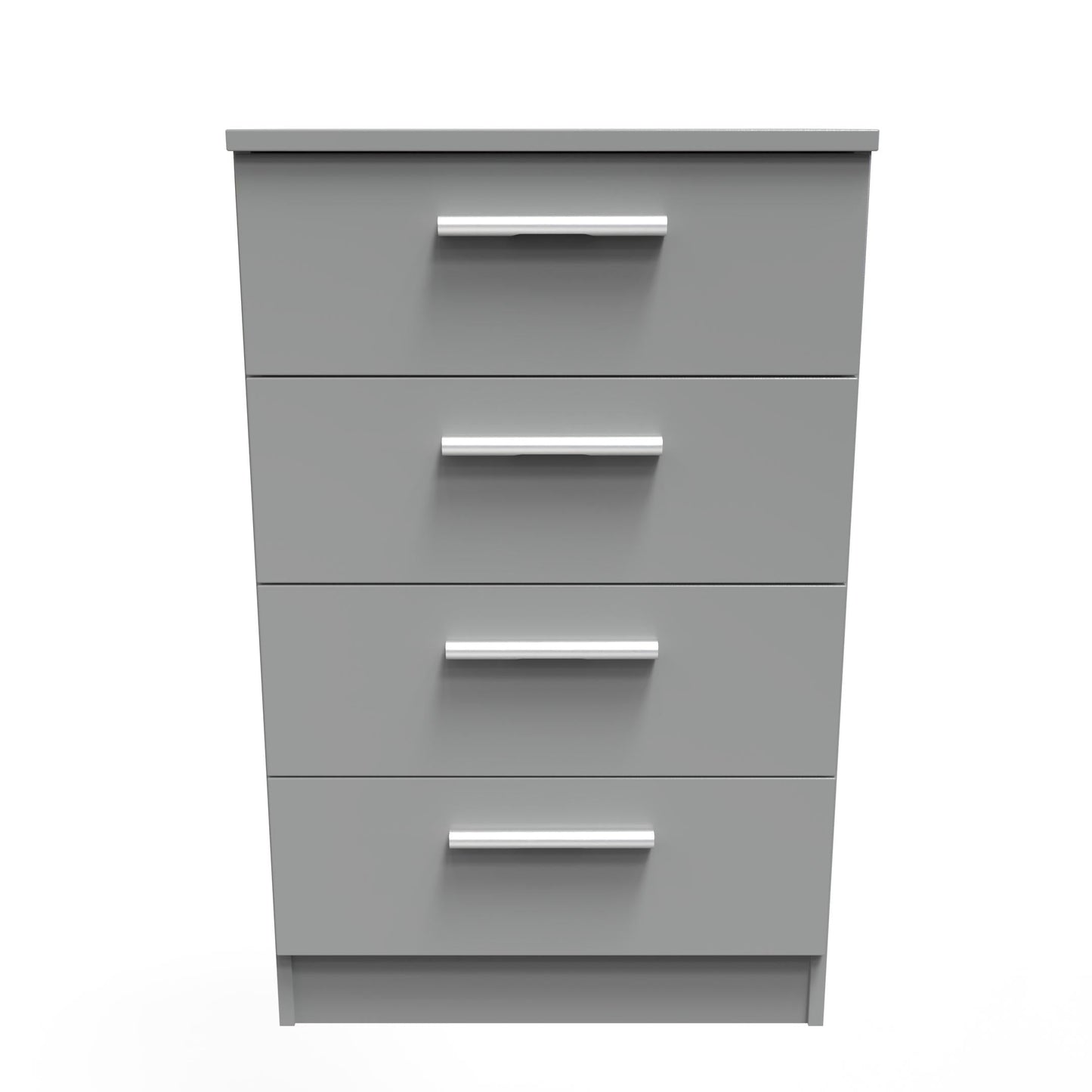 Contrast Chest of Drawers Grey 4 Drawers 89cm