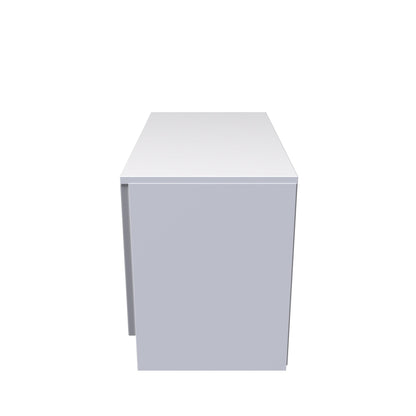 Contrast TV Unit Grey & White 2 Doors 74cm