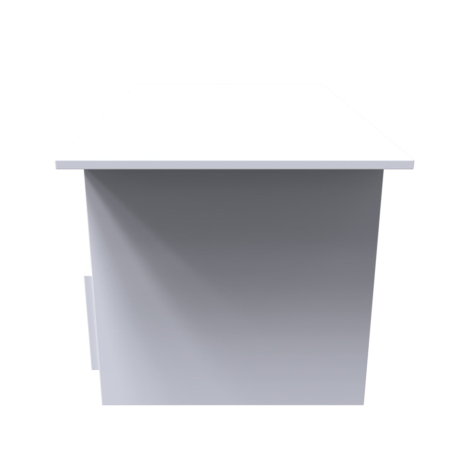 Contrast Coffee Table Grey & White 1 Shelf 1 Drawer 93cm