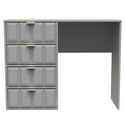 Cube Desk Grey 4 Drawers 97cm