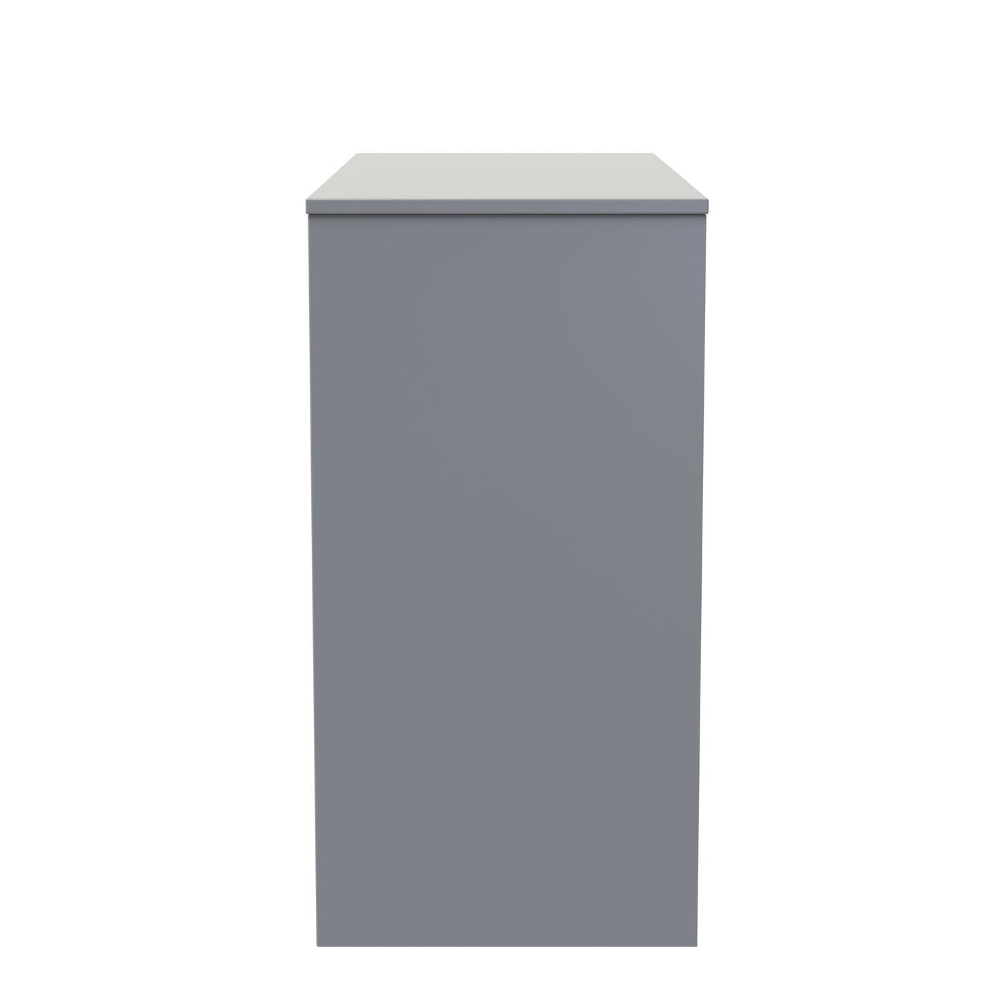 Cube Desk Grey 4 Drawers 97cm