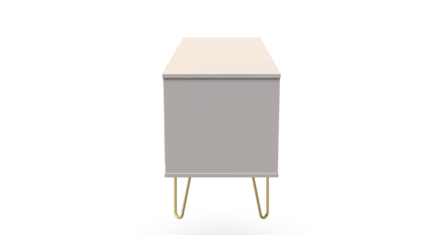 Cube Large Chest of Drawers Off-White 4 Drawers 115cm