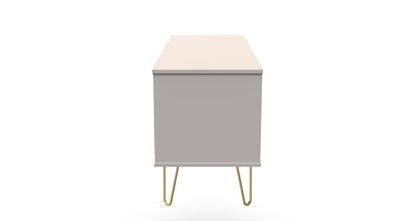 Cube Large Chest of Drawers Off-White 4 Drawers 115cm