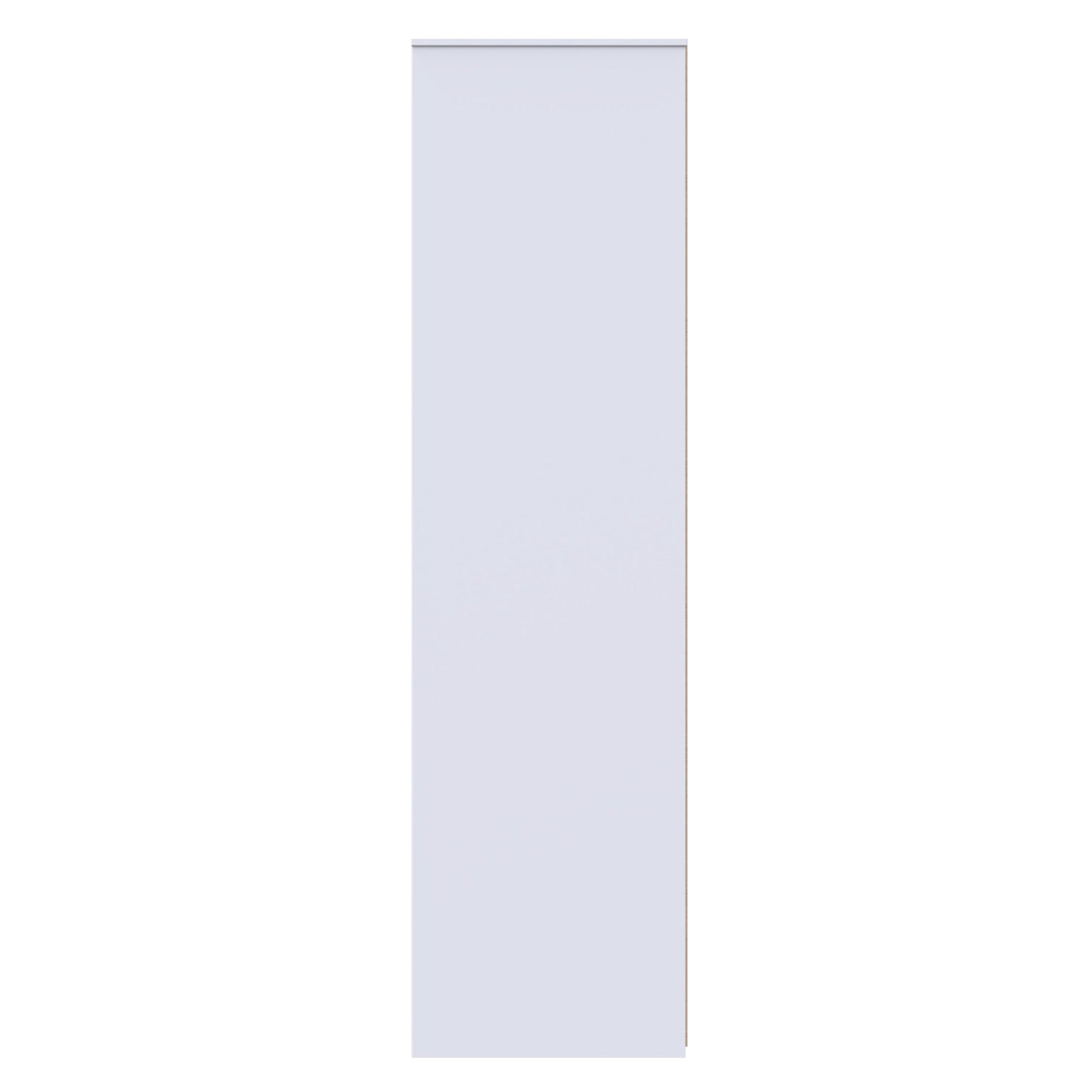 Cube Tall Wardrobe White 2 Doors 2 Drawers 197cm