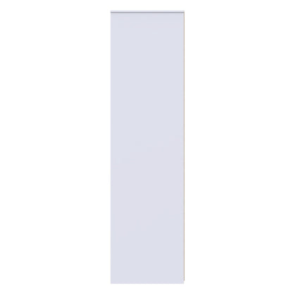 Cube Tall Wardrobe White 2 Doors 2 Drawers 197cm