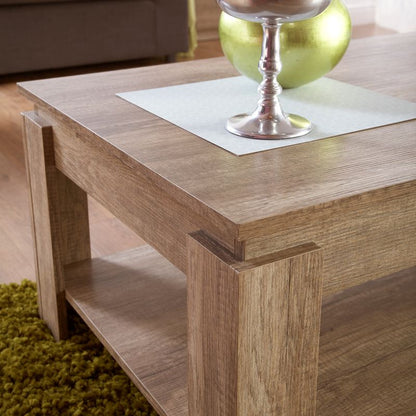 GFW Canyon Coffee Table Natural 1 Shelf