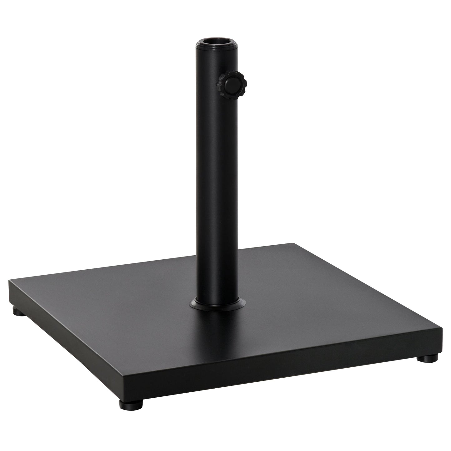 Steel Heavy Duty Adjustable Parasol Base Black Primary Image