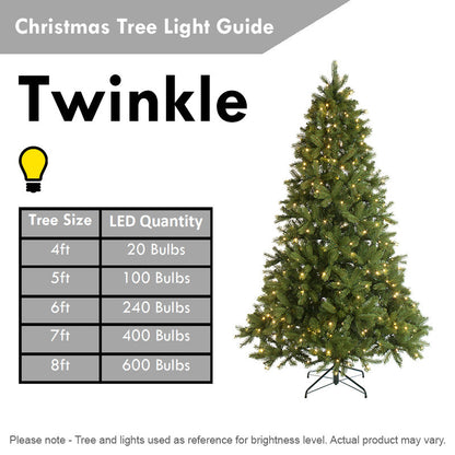 5ft Pinecone Christmas Tree Artificial - White Frosted Green  489 Tips