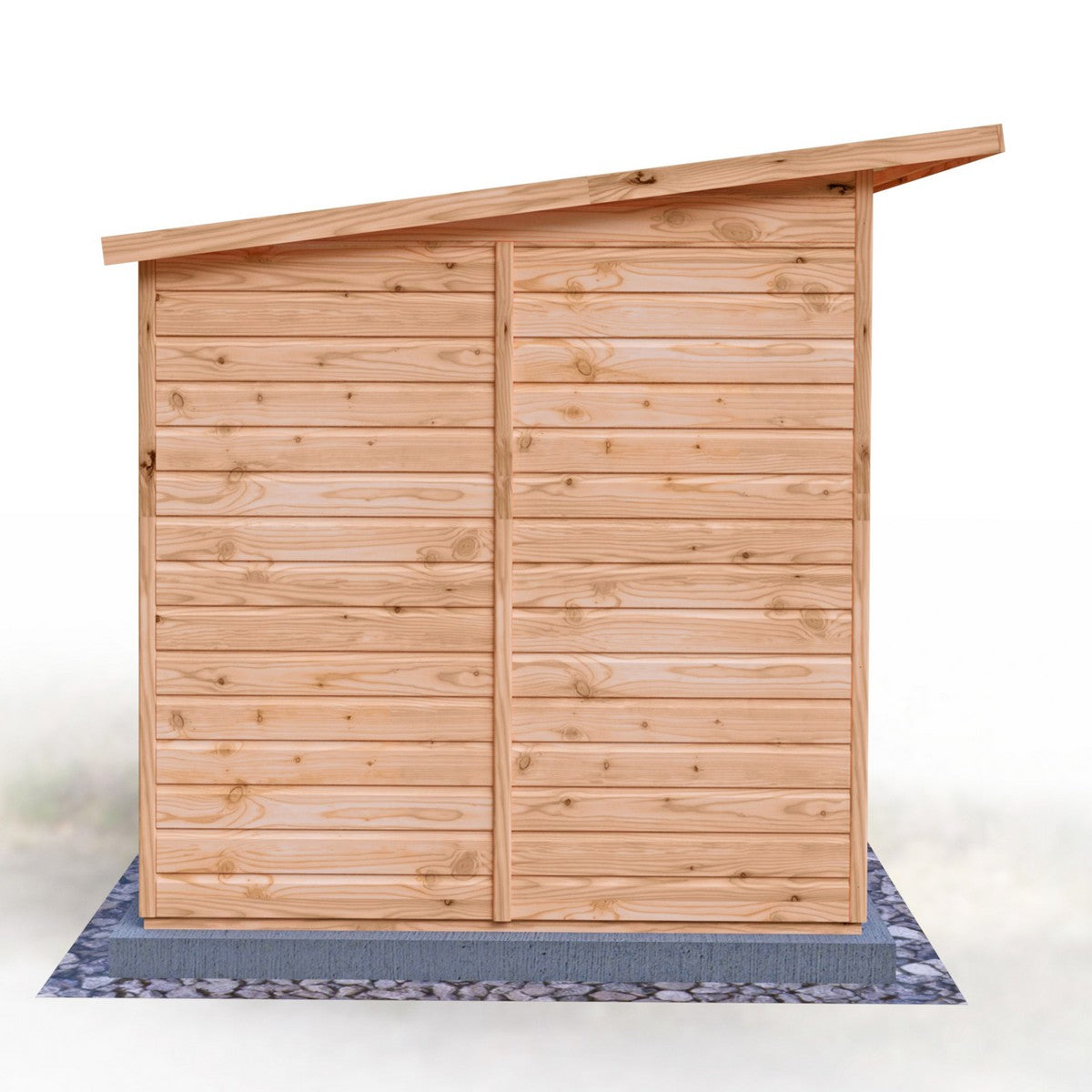 Shire Dahlia 7' 4" x 8' 4" Pent Summerhouse - Premium Dip Treated Overlap