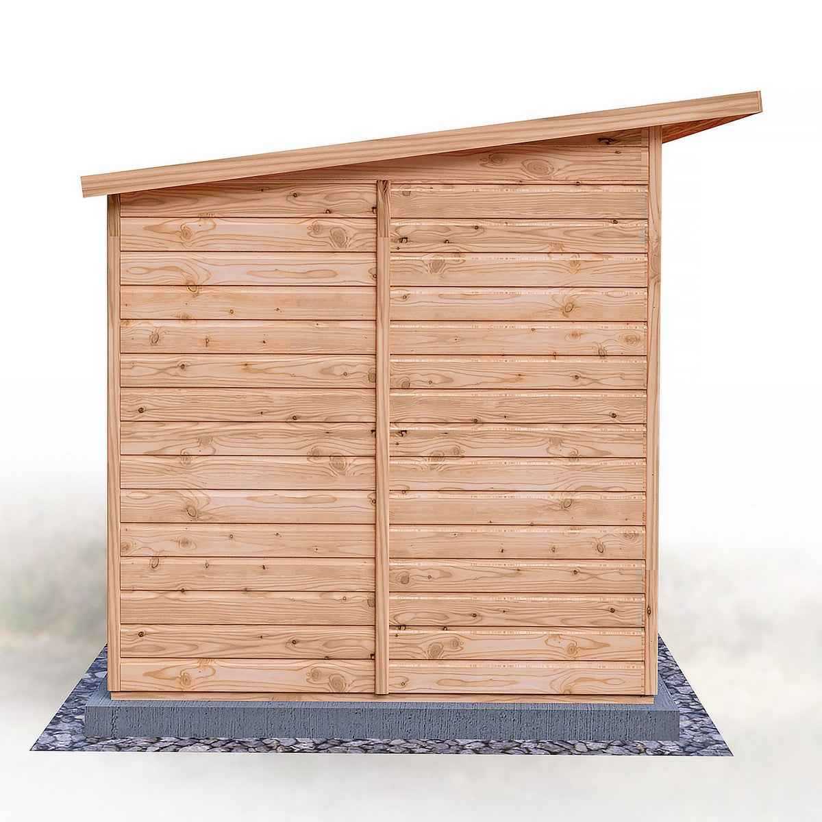 Shire Dahlia 7' 4" x 12' 3" Pent Summerhouse - Premium Dip Treated Overlap