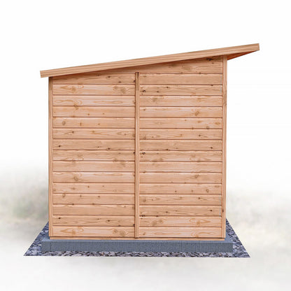 Shire Dahlia 7' 4" x 16' 2" Pent Summerhouse - Premium Dip Treated Overlap