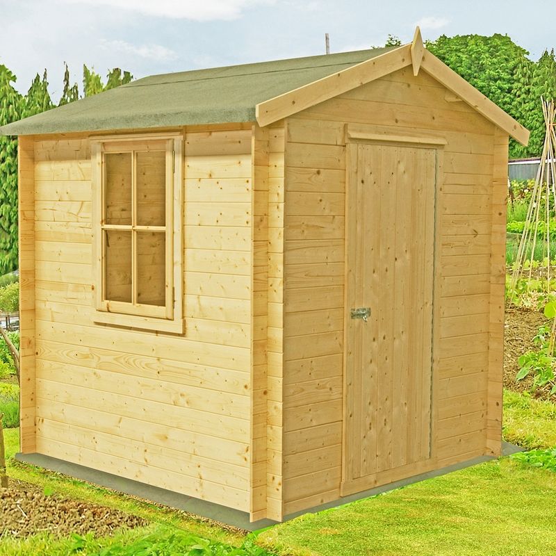 Log Store Cladding Danbury 8' x 8' 9