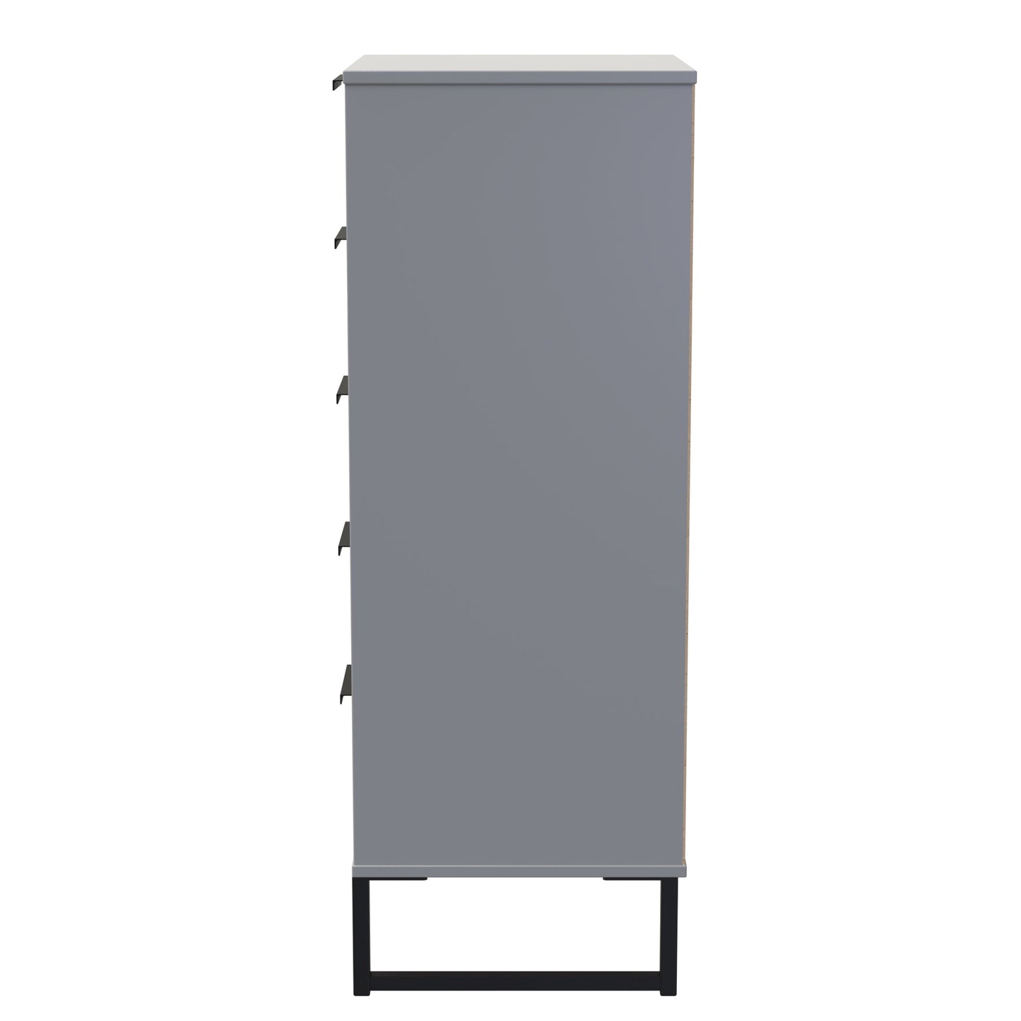 Diego G Tall Tallboy Grey 5 Drawers 101cm