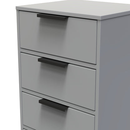 Diego G Tall Tallboy Grey 5 Drawers 101cm