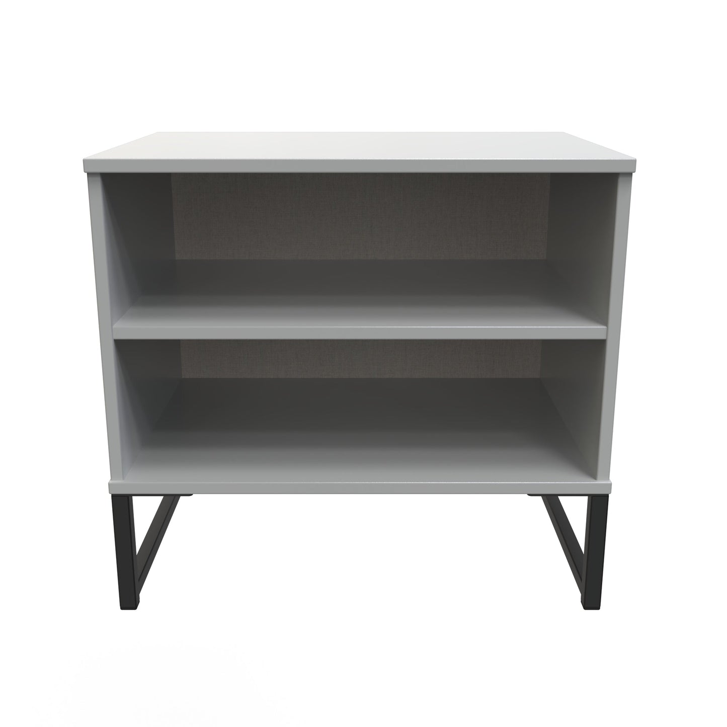 Diego G Shelving Unit Grey 2 Shelves 58cm