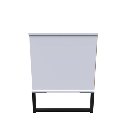 Diego G Shelving Unit White 2 Shelves 58cm