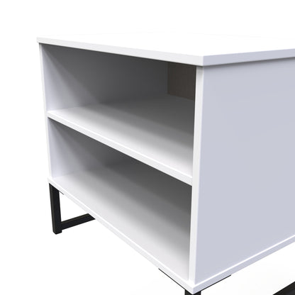 Diego G Shelving Unit White 2 Shelves 58cm