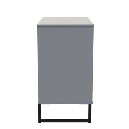 Diego G Chest of Drawers Grey 3 Drawers 76cm