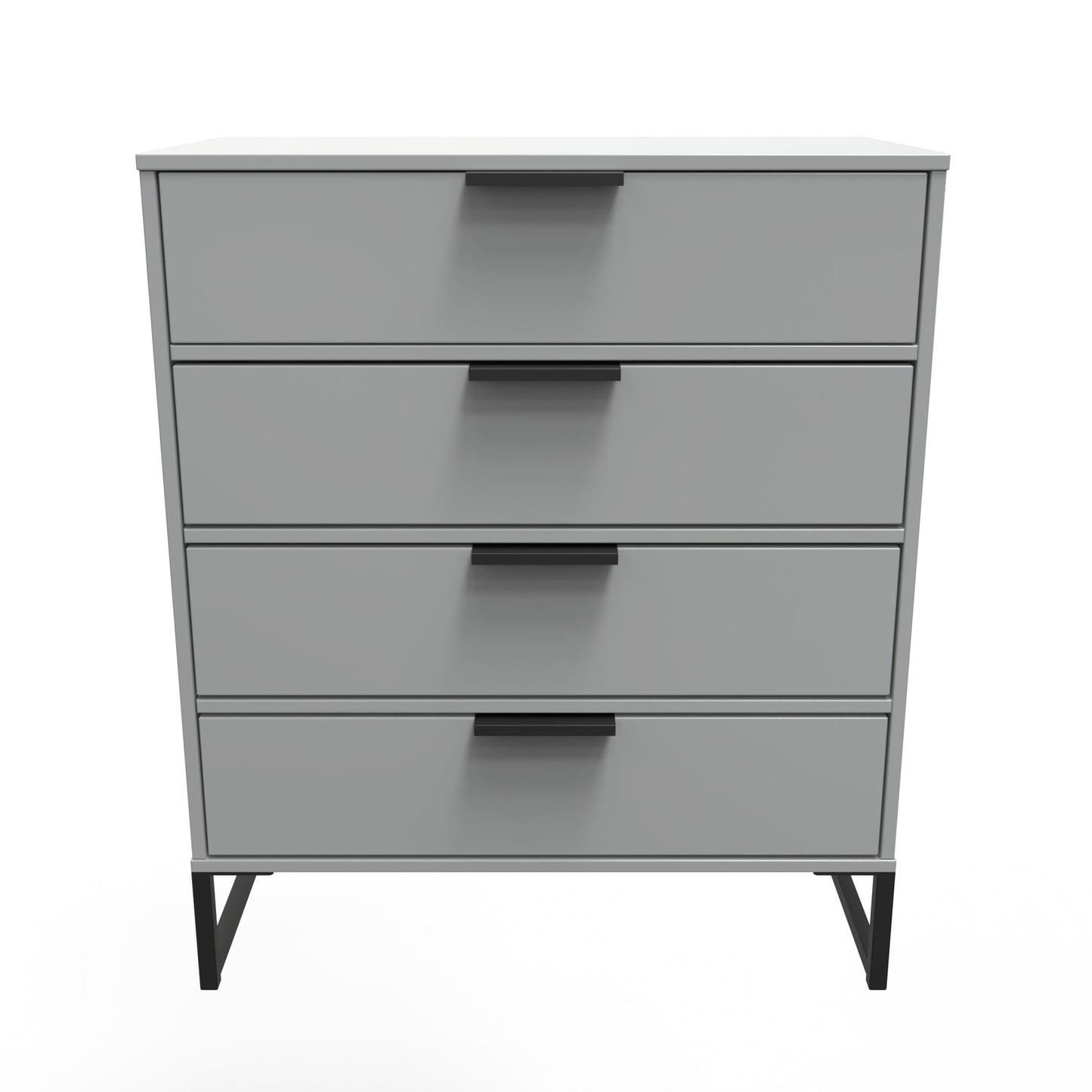 Diego G Chest of Drawers Grey 4 Drawers 91cm