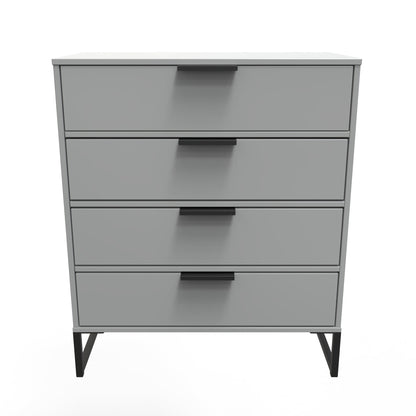 Diego G Chest of Drawers Grey 4 Drawers 91cm