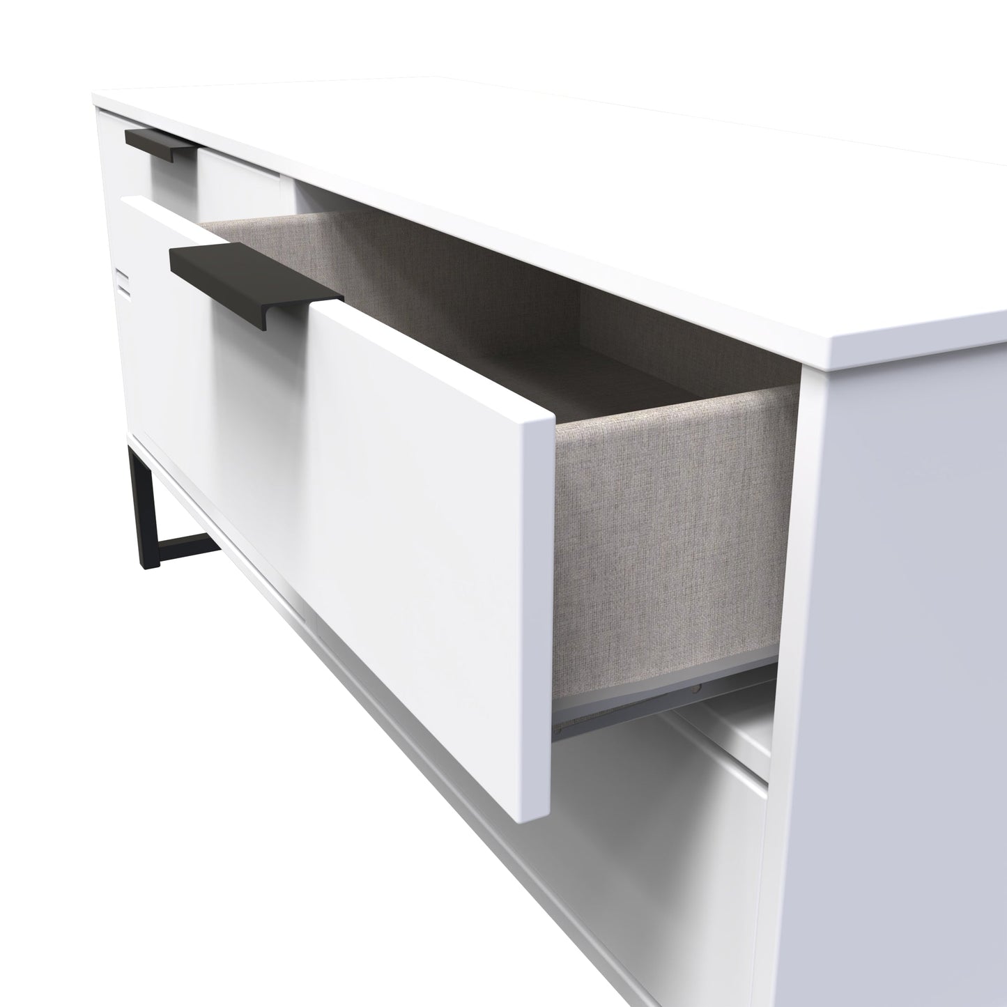 Diego G Large Chest of Drawers White 4 Drawers 115cm