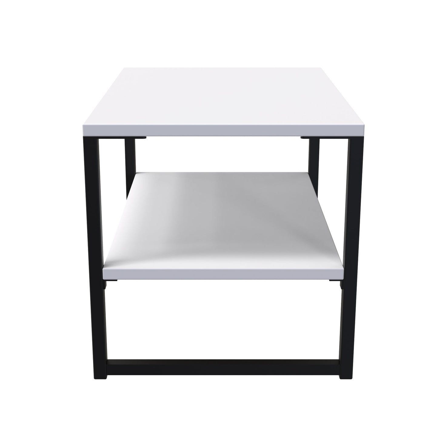 Diego G Side Table White 1 Shelf 58cm