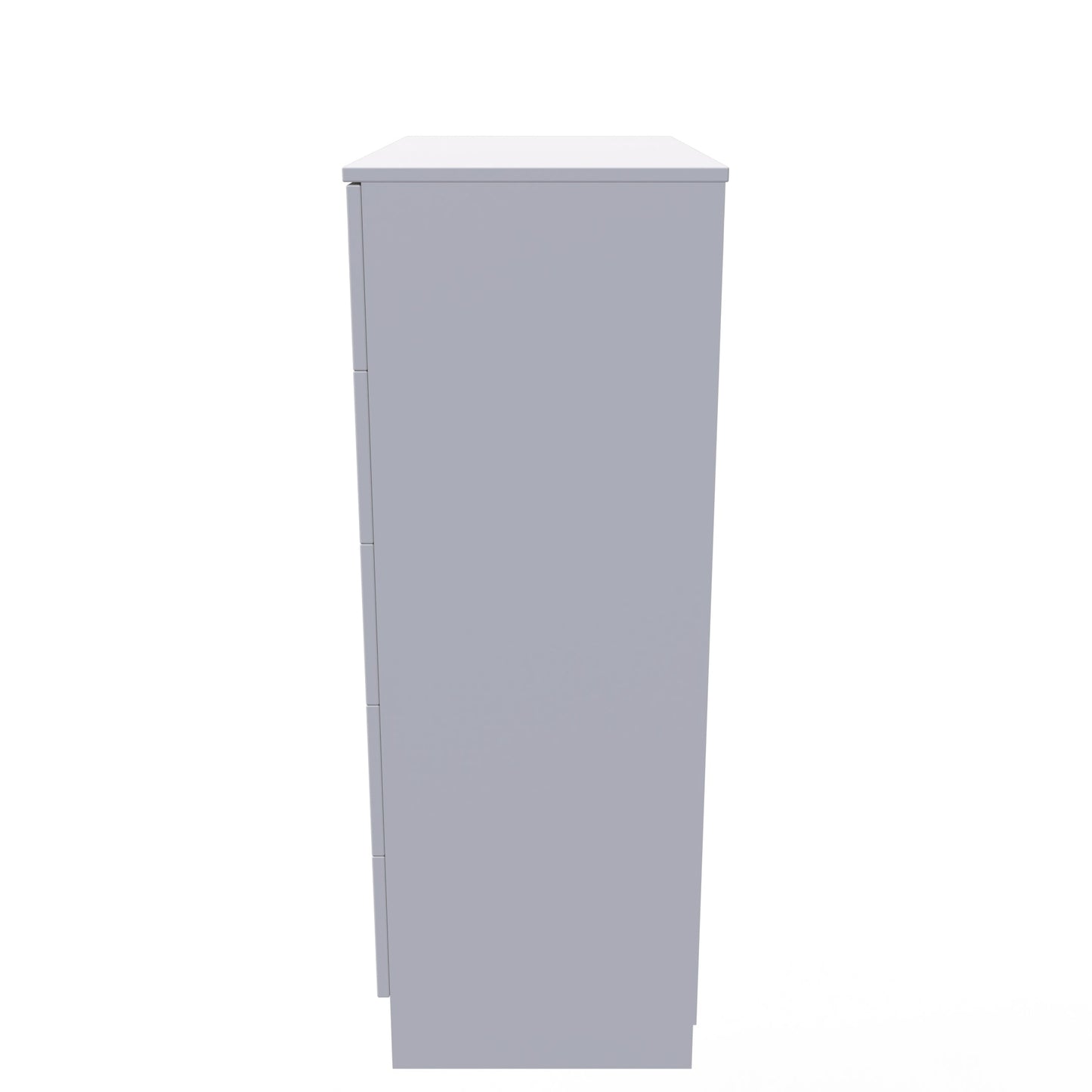 Devon Tall Chest of Drawers Grey 5 Drawers 108cm