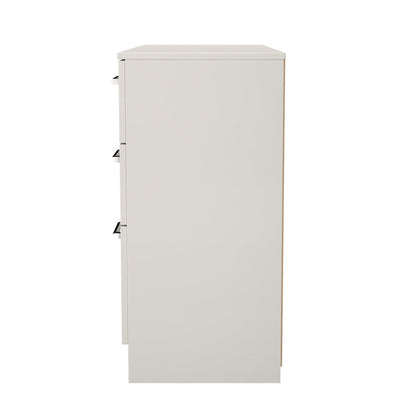 Devon Large Chest of Drawers Grey 6 Drawers 110cm