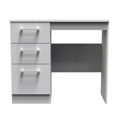 Devon Desk Grey 3 Drawers 90cm