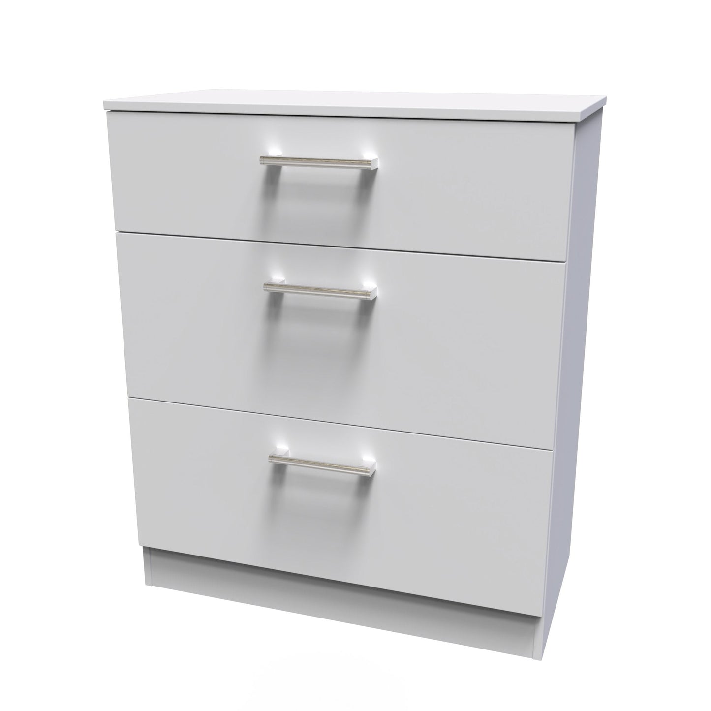Devon Chest of Drawers Grey 3 Drawers 89cm